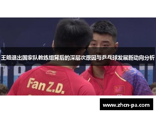 王皓退出国家队教练组背后的深层次原因与乒乓球发展新动向分析